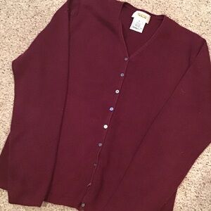 Talbots Cotton/rayon Sweater Top